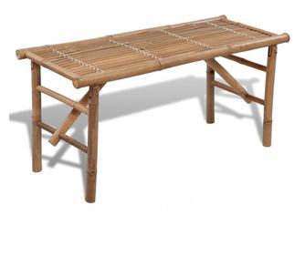 sszecsukhat kerti pad, 118 cm, bambusz