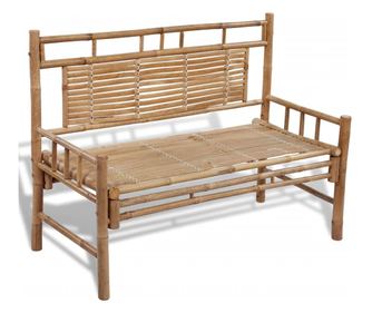 Kertszeti pad, 120 cm-es, bambusz