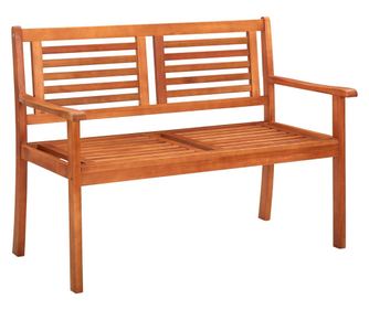 Kerti pad 2 szemly rszre, 120 cm, tmr eukaliptuszfa