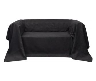 Navlaka od mikrovlakana za kauč, 140 x 210 cm, antracit