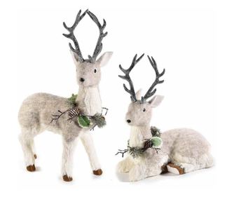 2 darabos Reni figura szett, 31x14,5x52 cm, 31x16x36,5 cm