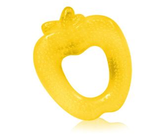 Бебешка гризалка "Ябълка" Lorelli Baby Care, Жълта - Код W20007