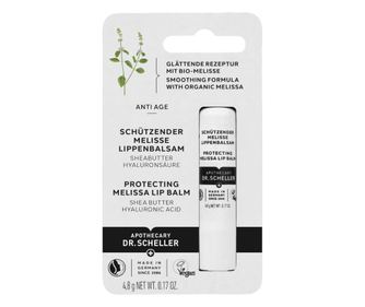 Balsam de buze protector cu extract de lemon balm, Dr. Scheller, 4.8 gr