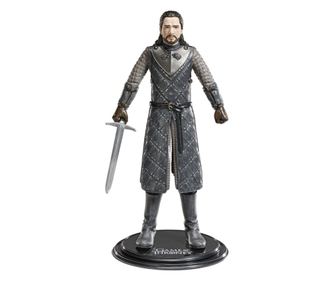 Figurina articulata Game of Thrones IdeallStore®, Jon Snow, editie de colectie, 19 cm, stativ inclus