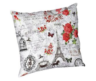 Perna Romance, microfibra matlasata, 70x70 cm