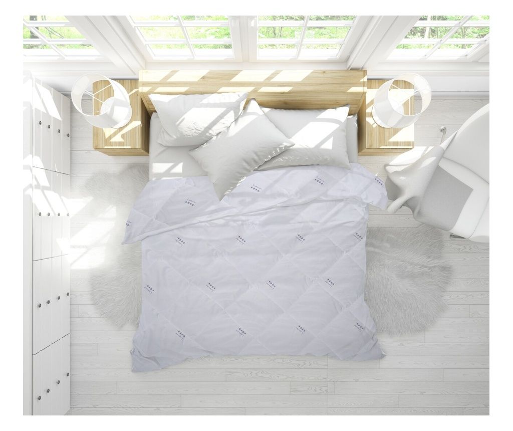 Alcam Quilt, Lavender Dusk quilted microfiber, 140x200 cm, 250g/m²