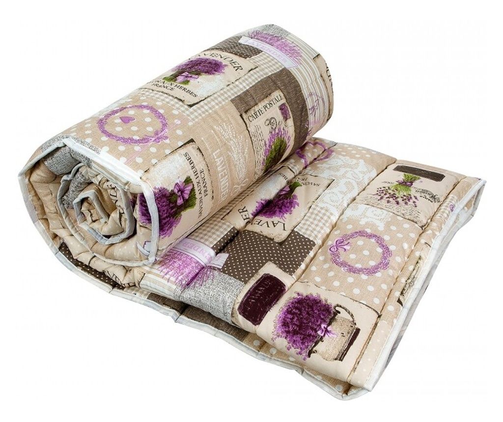 Pilota Alcam Lavanda microfibra matlasata 250g/mp, 140x200 cm