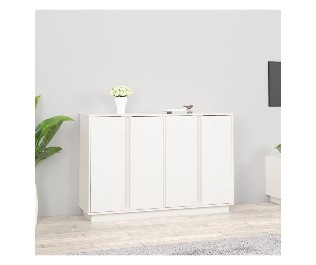 Szolga, fehr, 120x35x80 cm, tmr feny