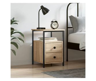 Κομοδίνο, Sonoma oak, 34x35,5x50 εκ., σύνθετο ξύλο