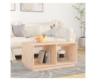 Mizica za kavo, 80x50x40 cm, masivno borovo leso