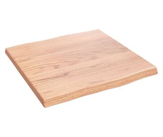 Vilgosbarna rasztallap, 40x40x2 cm, kezelt tmr tlgyfa