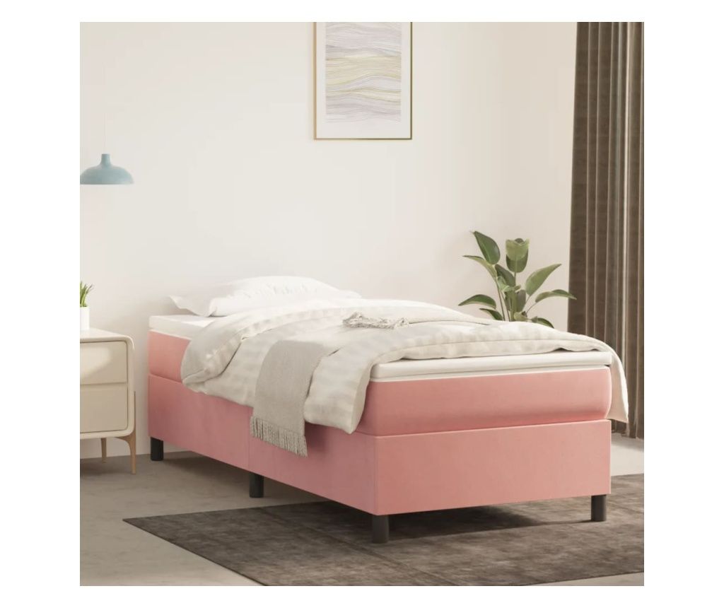 Rugs gykeret, rzsaszn, 80x200 cm, brsony