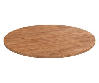 Vilgosbarna kerek asztallap 70x1,5 cm kezelt tlgyfa