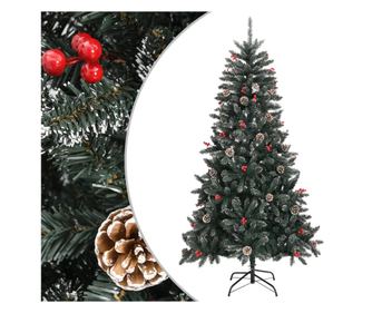Umjetno božićno drvce sa stalkom, zeleno, 180 cm, PVC