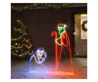 Božićna figura Jaslica, 264 LED diode