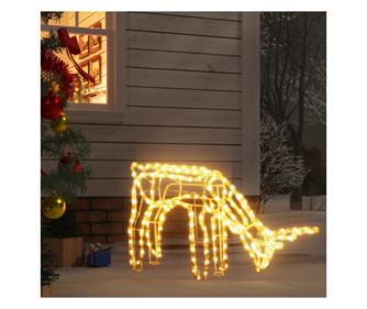 Božićni sob, sklopivi, 144 topla bijela LED svjetla