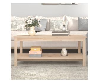 Măsuță de cafea, 110x55x45 cm, lemn masiv de pin