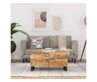 Stolić za kavu, 80x50x40 cm, masivno drvo manga/obrađeno drvo