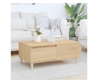 Klubska mizica, sonoma hrast, 90x50x36,5 cm, kompozitni les