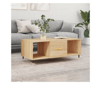 Măsuță de cafea, stejar sonoma, 102x50x40 cm, lemn prelucrat