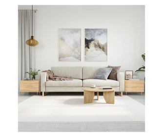 Kvzasztal 2 db tlgy sonoma 50x50x40 cm faforgcslap