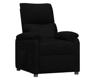 Zložljiv stol, črn, tekstilni material