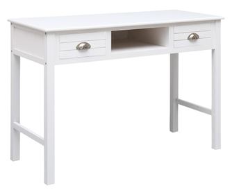 Bijeli stol, 108x45x76 cm, masivno paulovnija drvo