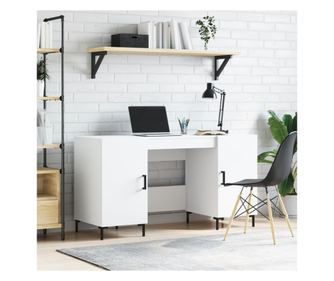 Bijeli stol, 140x50x75 cm, kompozitno drvo