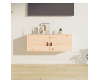 Zidni ormarić, 80x30x30 cm, masivno borovo drvo