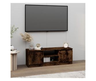 TV komoda s vratima, dimljeni hrast, 102x30x36 cm