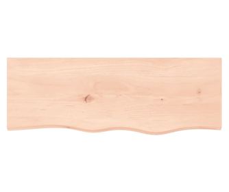 Falra szerelhet polc, 80x30x4 cm, kezeletlen tmr tlgyfa