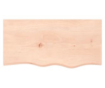 Falra szerelhet polc, 80x40x4 cm, kezeletlen tmr tlgyfa
