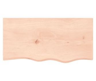 Falra szerelhet polc, 80x40x2 cm, kezeletlen tmr tlgyfa