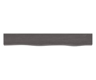 Stt szrke 80x10x4 cm-es tmr tlgyfbl kszlt fali polc