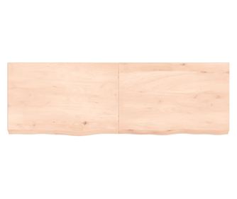 Falra szerelhet polc, 100x40x6 cm, kezeletlen tmr tlgyfa