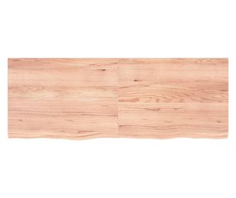 Vilgosbarna fali polc 160x60x4 cm kezelt tmr tlgyfa