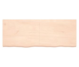 Falra szerelhet polc, 160x60x6 cm, kezeletlen tmr tlgyfa