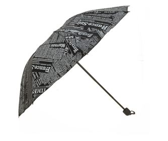 Umbrela pliabila, PAMI, UD-0523-562-1, 25 cm-8 spite,Negru