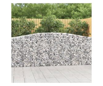 ves gabionkosarak 25 db, 400x30x100/120 cm horganyzott vas