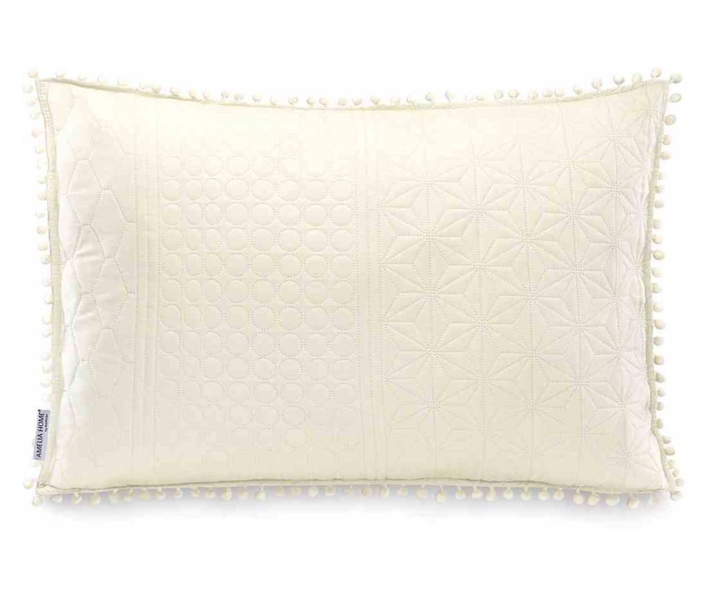 Perna decorativa in relief Meadore, 70 g/m2, 50 x 70 cm, crem