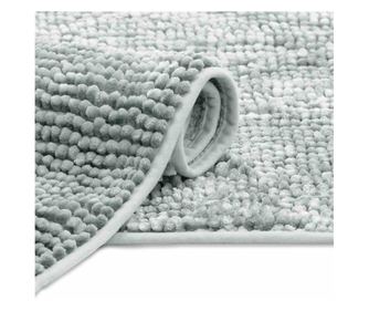 Covoras de baie dreptunghiular in stil modern Bati, 1000 g/m2, 60 x 90 cm, gri