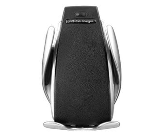 Incarcator auto wireless, universal, cu senzor, incarcare rapida Qi, Gonga® Negru