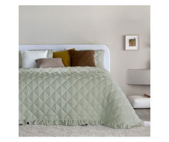 Кувертюра Venus verde, в размер 200х270 см. + 1 бр. калъфки 50х70 см.