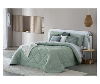 Кувертюра Galet aqua, в размер 250х270 см. + 2 бр. калъфки 50х70 см.