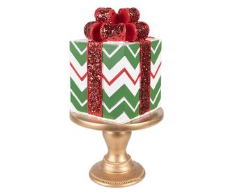 Decoratiune Craciun polirasina 14x14x24 cm