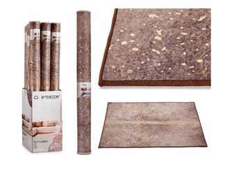 Covor Brown White polyester