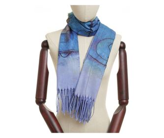 Fular pentru dama,PAMI, ED-0523-404-3, Albastru