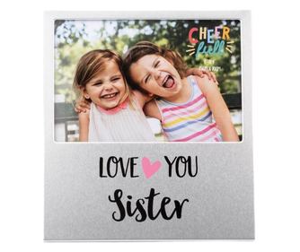 Rama foto din aluminiu love you sister