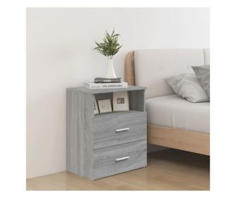 Sonoma szürke éjjeliszekrény, 50x32x60 cm