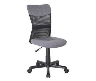 Stolica za ured CHEAP, tekstil+mesh, siva/crna